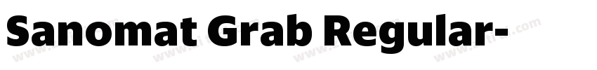 Sanomat Grab Regular字体转换